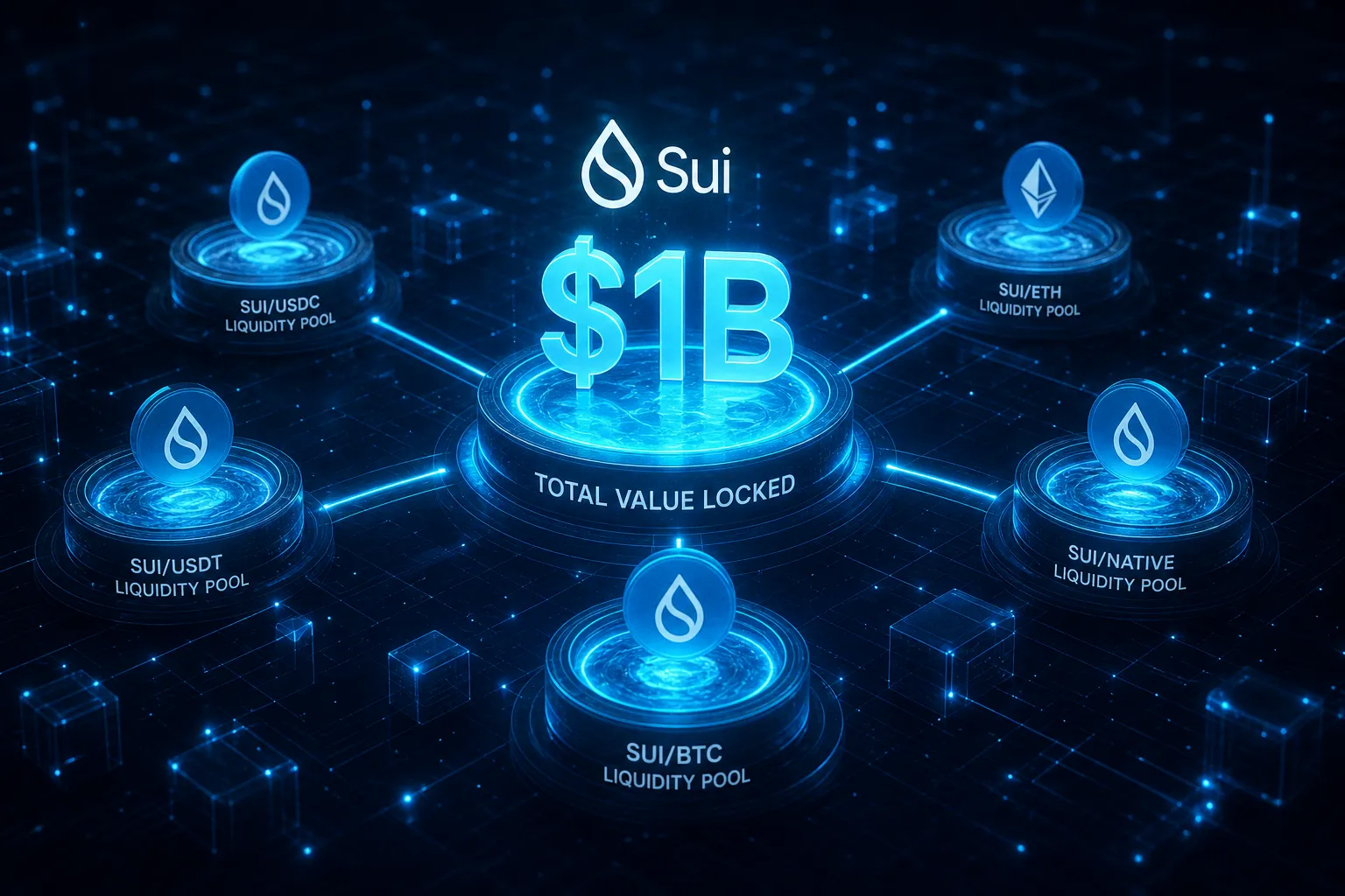 Sui DeFi TVL Breaks $1 Billion As Move-Based Chains Fight For Liquidity